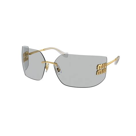 miu miu sunglasses gold|miu sunglasses for women.